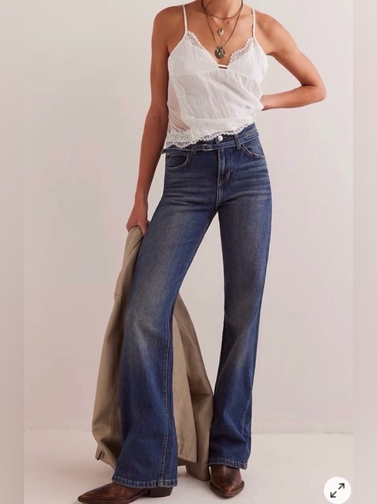 Free People Denim - Free People We The Free NWT Sabine Slim Straight Size 27